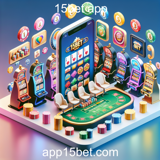 Descubra os Jogos de Cassino no 15bet App